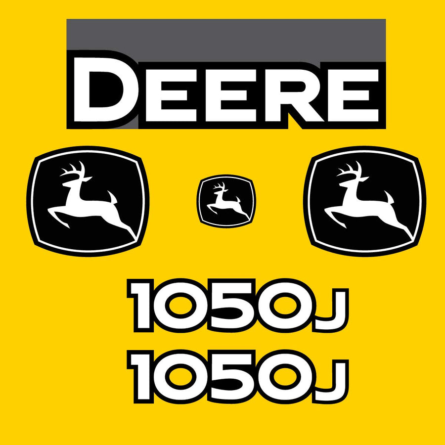 Fits 1050J John Deere Crawler Dozer Replacement Decals