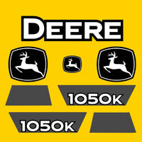 Fits 1050K John Deere Crawler Dozer Replacement Decals