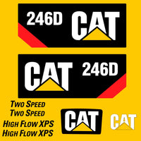 Fits 246D Caterpillar Skid Steer Replacement Decals