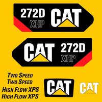 Fits 272D XHP (2013) Caterpillar Skid Steer Replacement Decals
