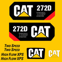 Fits 272D XHP Caterpillar Skid Steer Replacement Decals