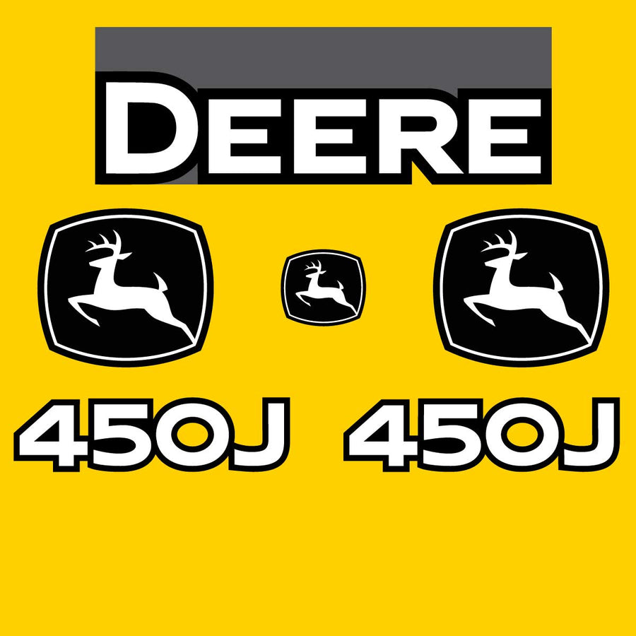 Fits 450J John Deere Crawler Dozer Replacement Decals