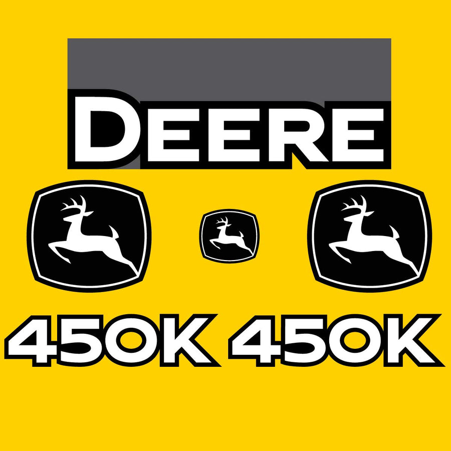 Fits 450K John Deere Crawler Dozer Replacement Decals