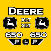Fits 650 P-Tier XLT John Deere Crawler Dozer Replacement Decals