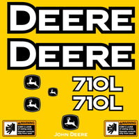 Fits 710L John Deere Backhoe Loader Replacement Decals