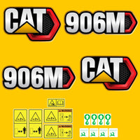 Fits 906M (2019+) Caterpillar Compact Wheel Loader Replacement Decals