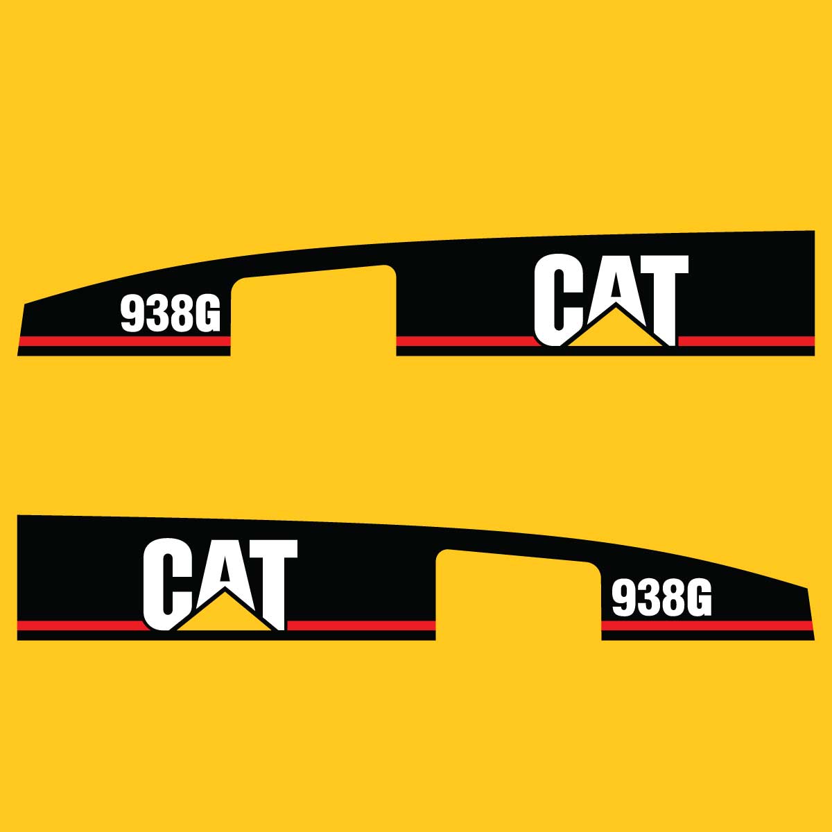 Fits 938G Caterpillar Wheel Loader Replacement Decals