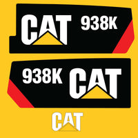 Fits 938K Caterpillar Wheel Loader Replacement Decals