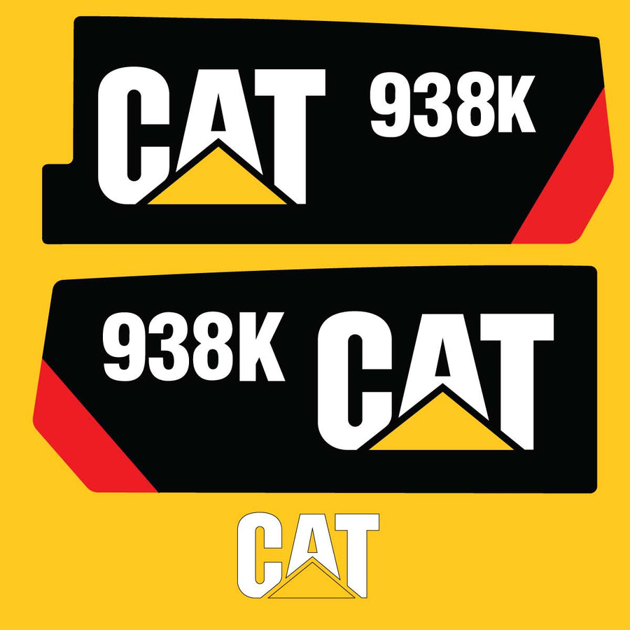 Fits 938K Caterpillar Wheel Loader Replacement Decals