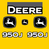 Fits 950J John Deere Crawler Dozer Replacement Decals
