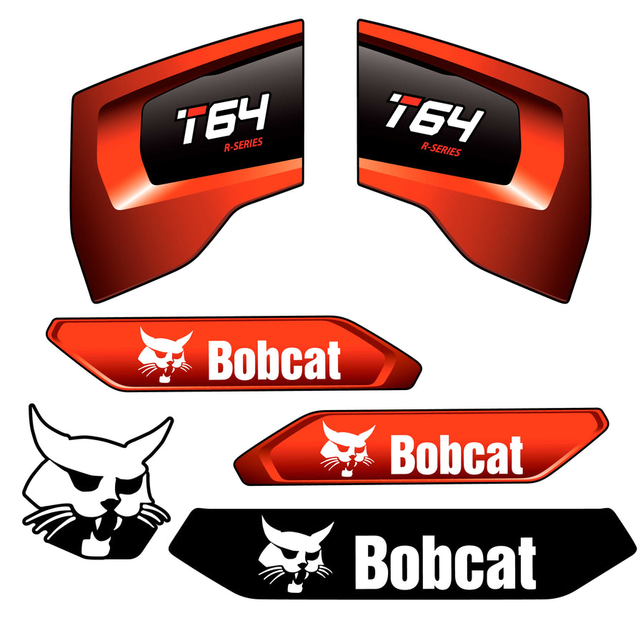 Fits T64 Bobcat Replacement Decal Sticker - Outdoor Durable Laminate