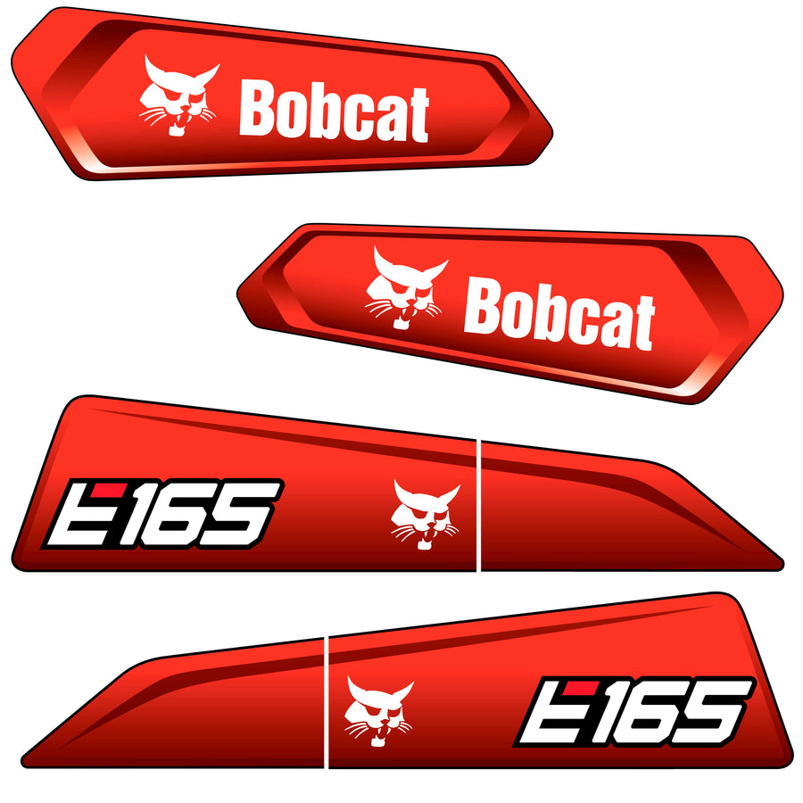 Fits E165 Bobcat Excavator Replacement Decals