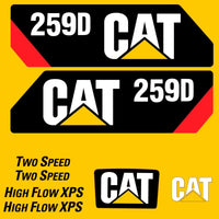 Fits 259D Caterpillar Skid Steer Replacement Decals