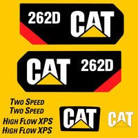 Fits 262D Caterpillar Skid Steer Replacement Decals - Dun Decals