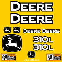 Fits 310L (2023+) John Deere Backhoe Loader Replacement Decals - Dun Decals