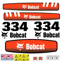 Fits 334 Bobcat Excavator Replacement Decals