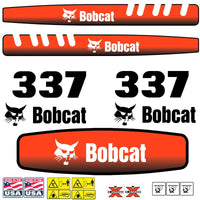 Fits 337 Bobcat Excavator Replacement Decals