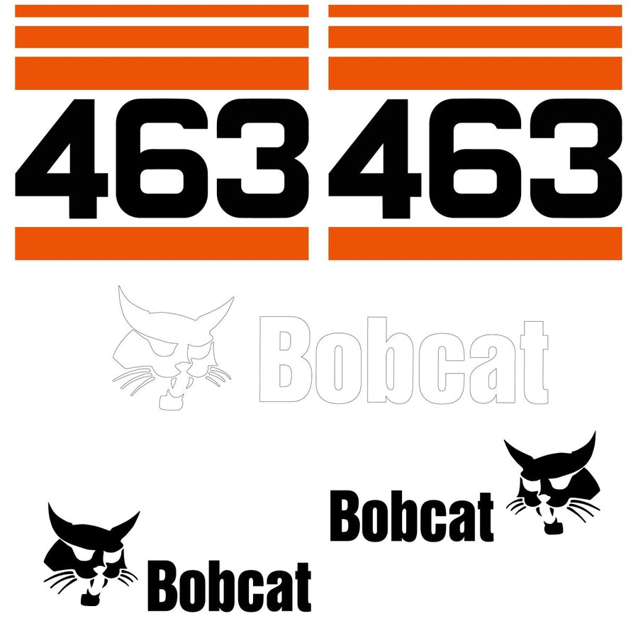 Fits 463 Bobcat Skid Steer Replacement Decals