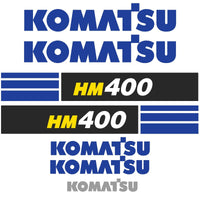 Fits HM400 - 5 Komatsu Articulated Dump Truck Replacement Decals - Dun Decals