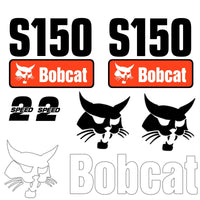Fits S150 Bobcat Skid Steer Replacement Decals