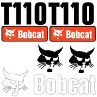 Fits T110 Bobcat Replacement Decal Sticker - Outdoor Durable Laminate