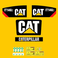 Fits IT14G2 Caterpillar Wheel Loader Replacement Decals