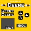 130G Fits 130G John Deere Excavator Replacement Decals