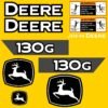 130G-NEWER Fits 130G (Newer) John Deere Excavator Replacement Decals