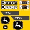 Fits 135G (Newer) John Deere Excavator Replacement Decals