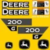 Fits 200 G-Tier John Deere Excavator Replacement Decals