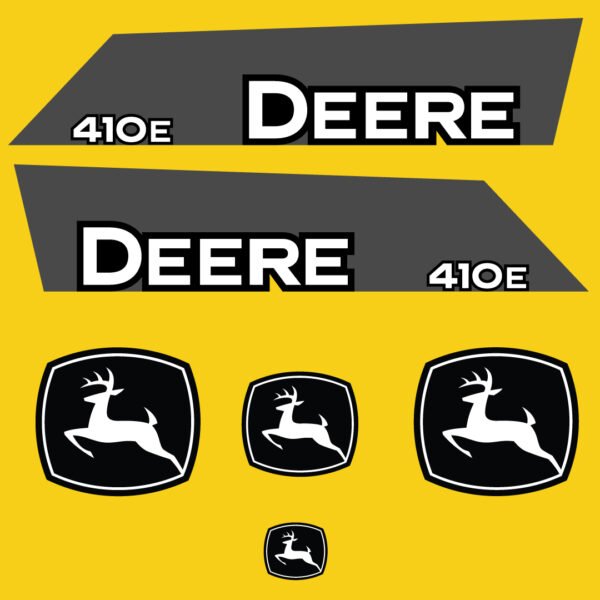 Fits 410E John Deere Articulated Dump Truck Replacement Decals