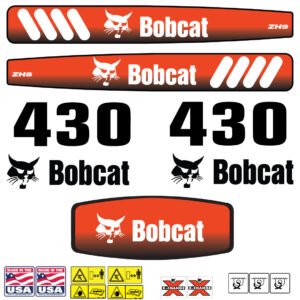 Fits 430 Bobcat Excavator Replacement Decals