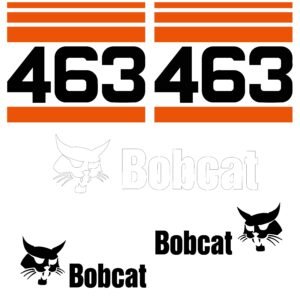 Fits 463 Bobcat Skid Steer Replacement Decals