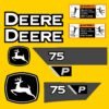 75-P Fits 75 P-Tier John Deere Excavator Replacement Decals