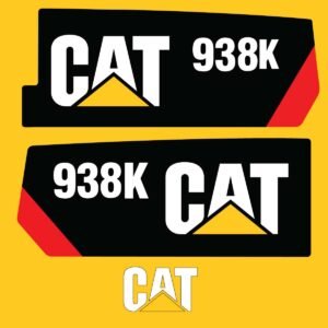 938k Fits 938K Caterpillar Wheel Loader Replacement Decals