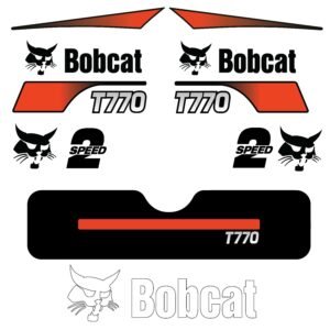 Fits T770 Bobcat Track Loader Replacement Decals