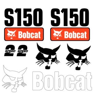 Fits S150 Bobcat Skid Steer Replacement Decals
