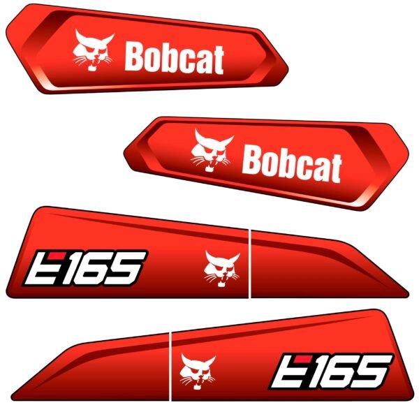 Fits E165 Bobcat Excavator Replacement Decals
