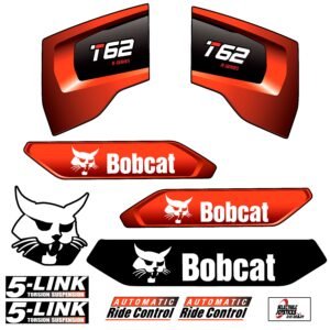 Fits T62 Bobcat Skid Steer Replacement Decals