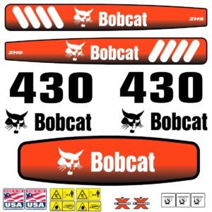 Fits 430 Bobcat Excavator Replacement Decals