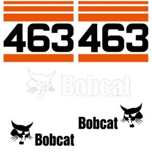 Fits 463 Bobcat Skid Steer Replacement Decals