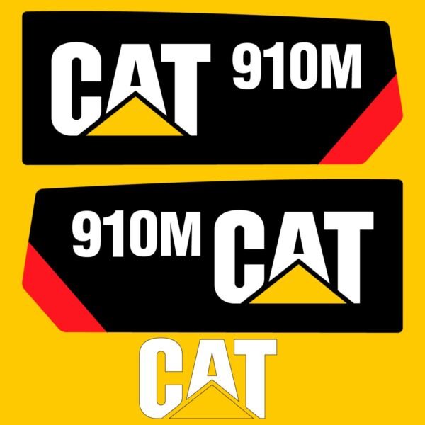 fits-910m-caterpillar-compact-wheel-loader-replacement-decals-3089979 Fits 910M Caterpillar Compact Wheel Loader Replacement Decals - Dun Decals