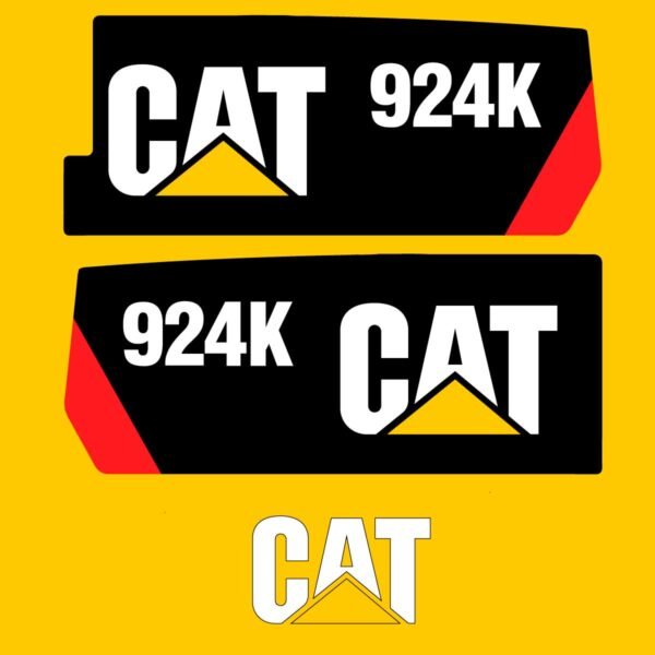 Fits 924k Caterpillar Wheel Loader Replacement Decals - Dun Decals