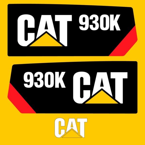 fits-930k-caterpillar-wheel-loader-replacement-decals-9361759 Fits 930K Caterpillar Wheel Loader Replacement Decals - Dun Decals