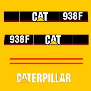 fits-938f-caterpillar-wheel-loader-replacement-decals-5042770 Fits 938F Caterpillar Wheel Loader Replacement Decals - Dun Decals