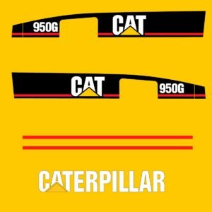fits-950g-caterpillar-wheel-loader-replacement-decals-3489299 Fits 950G Caterpillar Wheel Loader Replacement Decals - Dun Decals