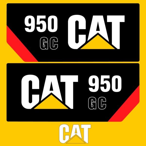 fits-950gc-caterpillar-wheel-loader-replacement-decals-2823292 Fits 950GC Caterpillar Wheel Loader Replacement Decals - Dun Decals