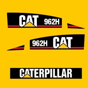 fits-962h-caterpillar-wheel-loader-replacement-decals-3817239 Fits 962H Caterpillar Wheel Loader Replacement Decals - Dun Decals