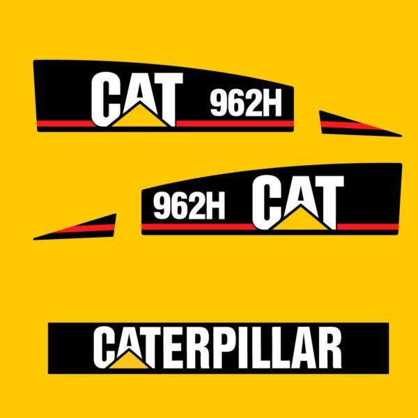 fits-962h-caterpillar-wheel-loader-replacement-decals-3817239 Fits 962H Caterpillar Wheel Loader Replacement Decals - Dun Decals