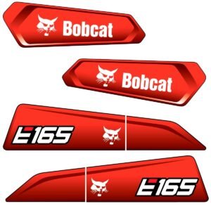 fits-e165-bobcat-excavator-replacement-decals-8626278 Fits E165 Bobcat Excavator Replacement Decals - Dun Decals
